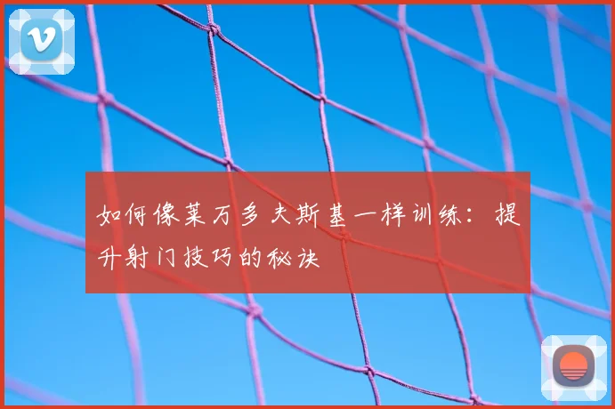 如何像莱万多夫斯基一样训练：提升射门技巧的秘诀
